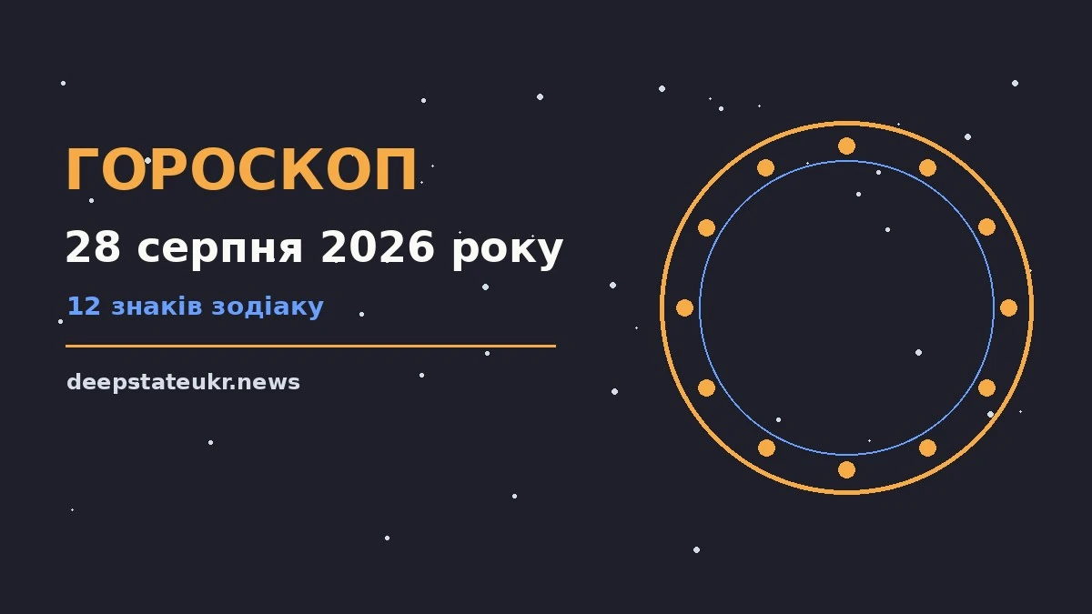 Зоряне небо з місячним світлом, символ астрологічного прогнозу на 28 серпня 2026 року